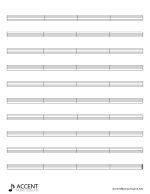 Blank/Barlines Staff Paper